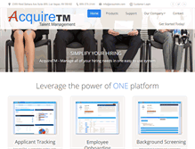 Tablet Screenshot of acquiretm.com
